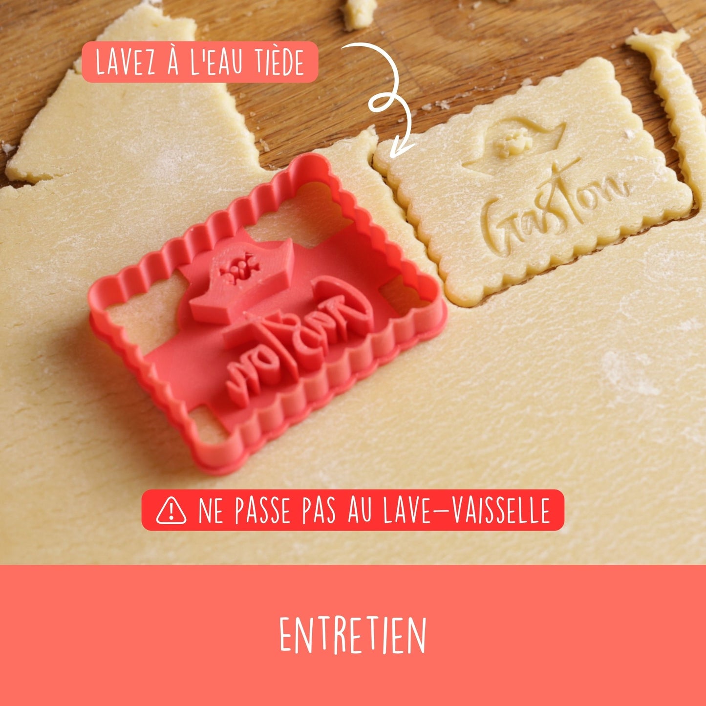 Emporte-pièce personnalisé thème pirate avec prénom