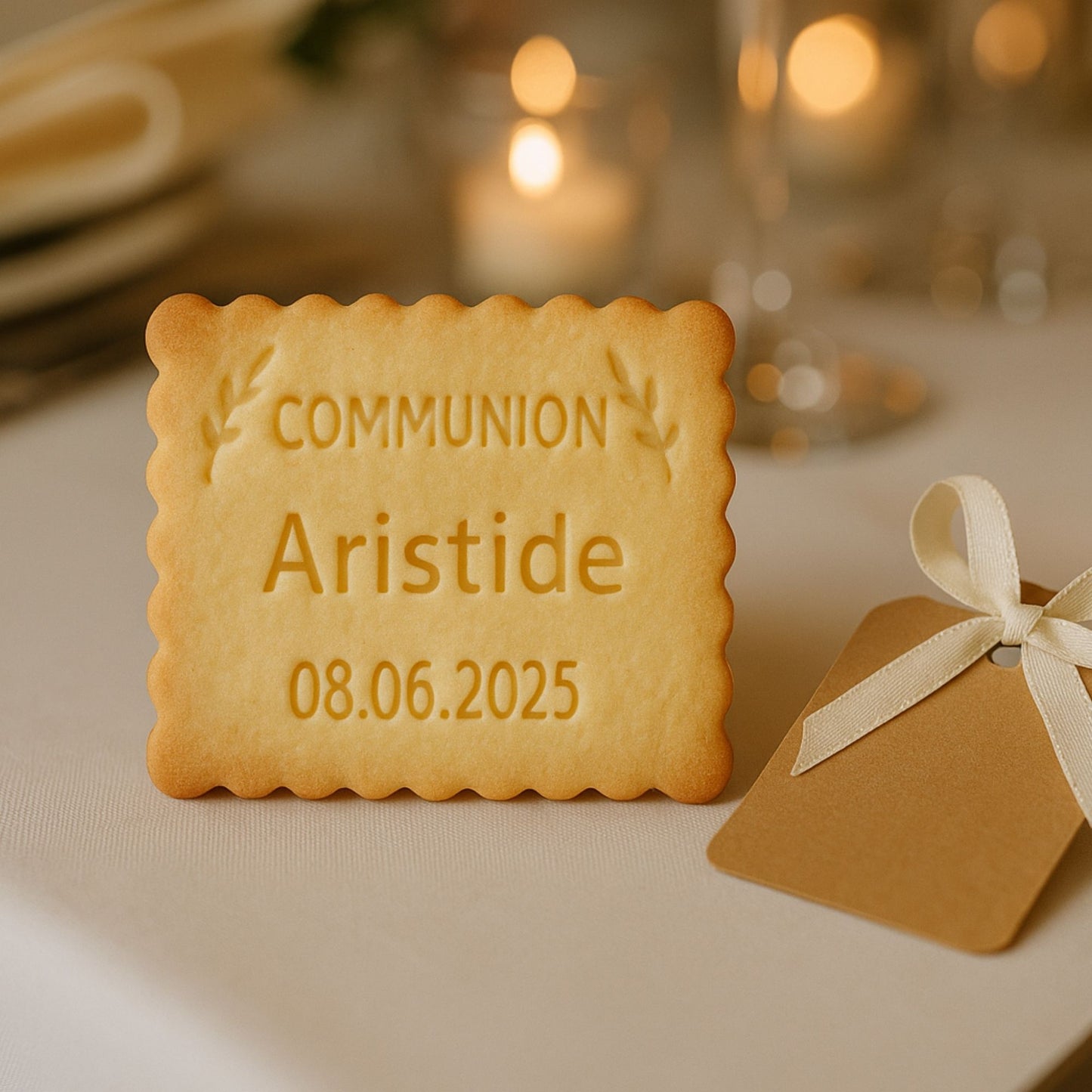 Emporte-pièce communion personnalisé