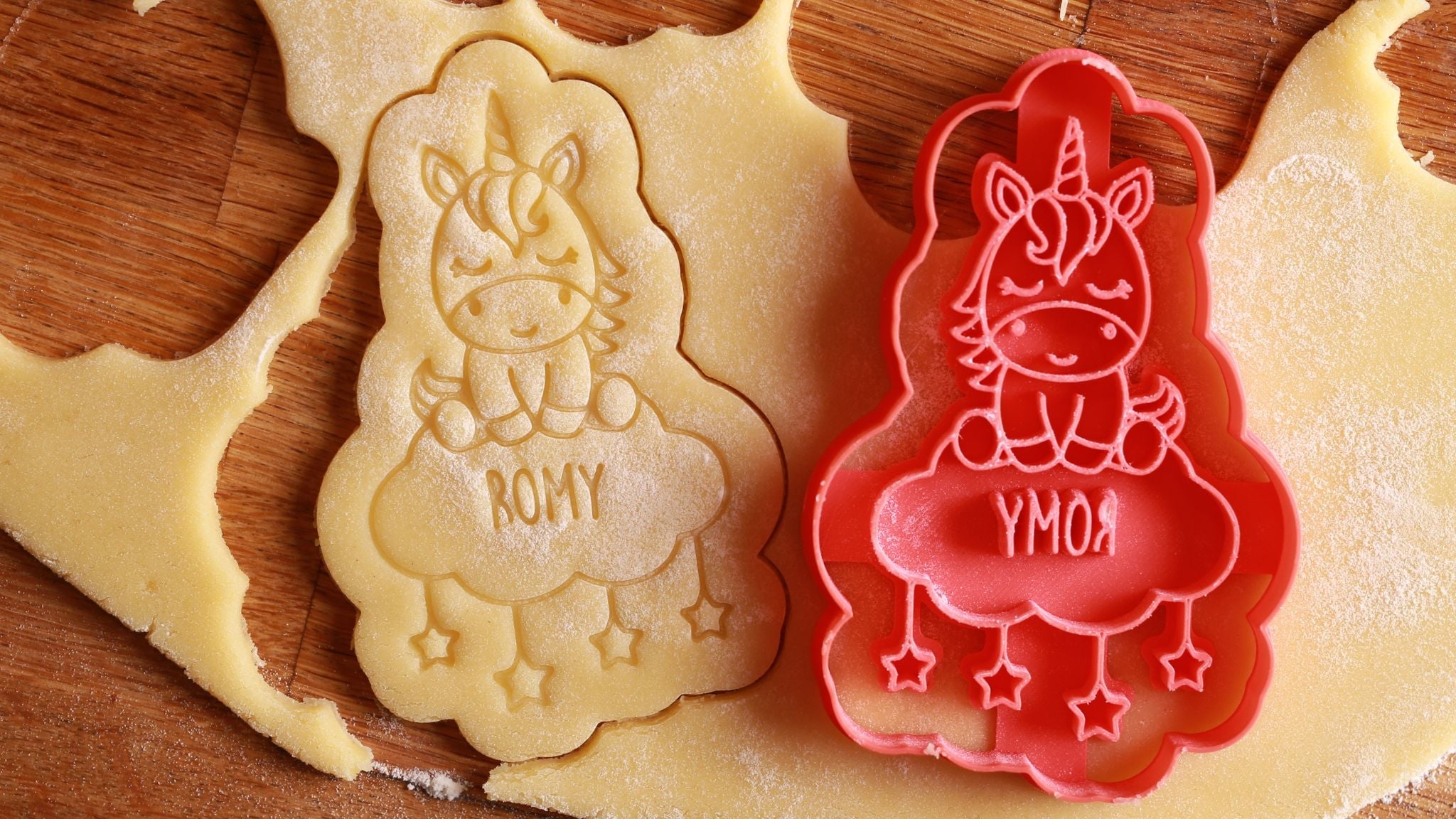 Emporte-pièce avec prénom personnalisé