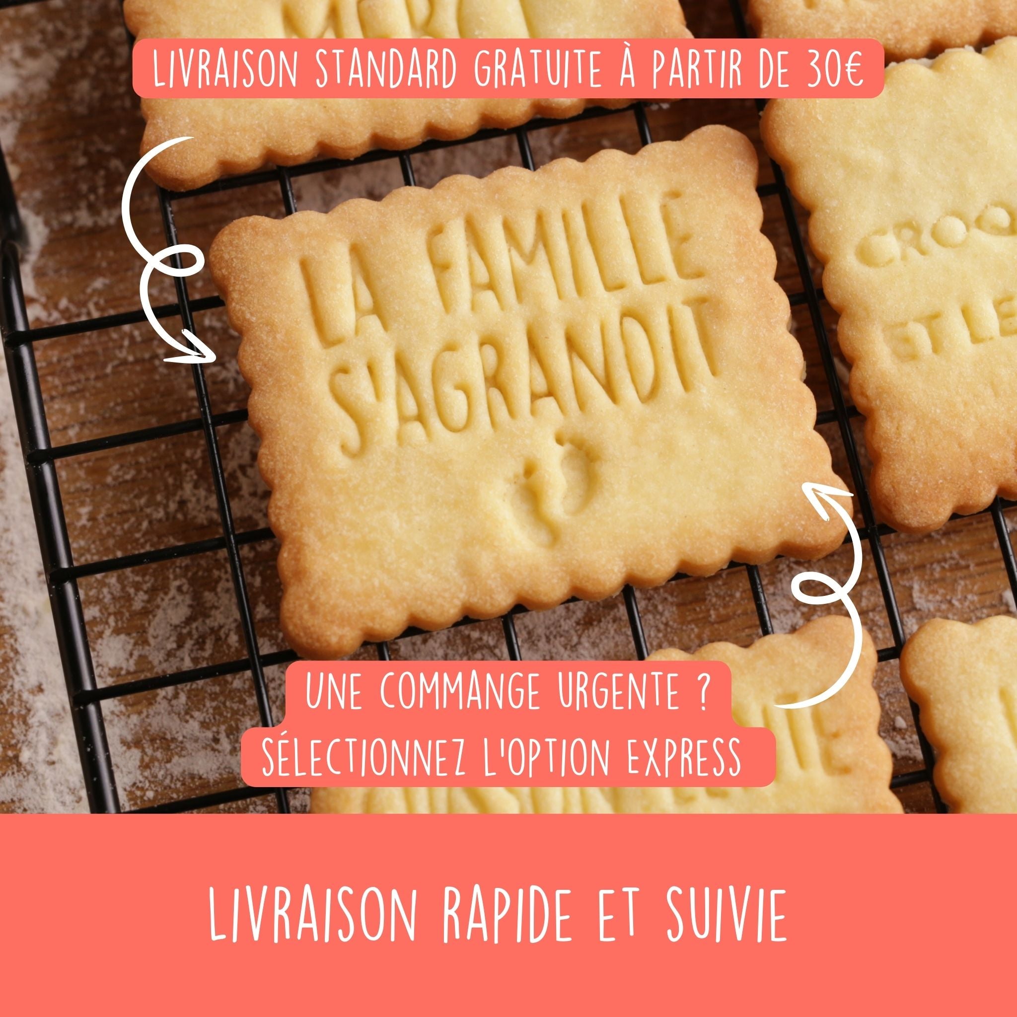 Emporte-pièce annonce grossesse La Famille S'Agrandit