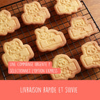 Emporte-pièce animaux de la forêt personnalisable avec prénom