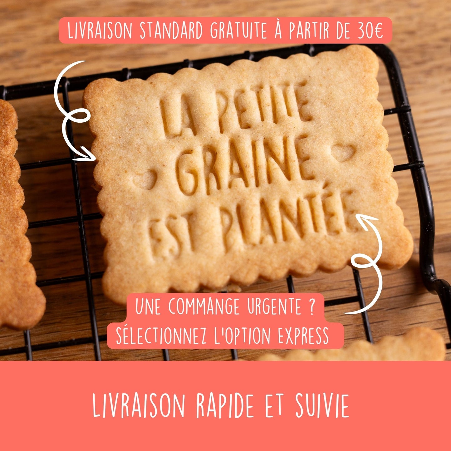 Emporte-pièce biscuits annonce grossesse - La Petite Graine est Plantée