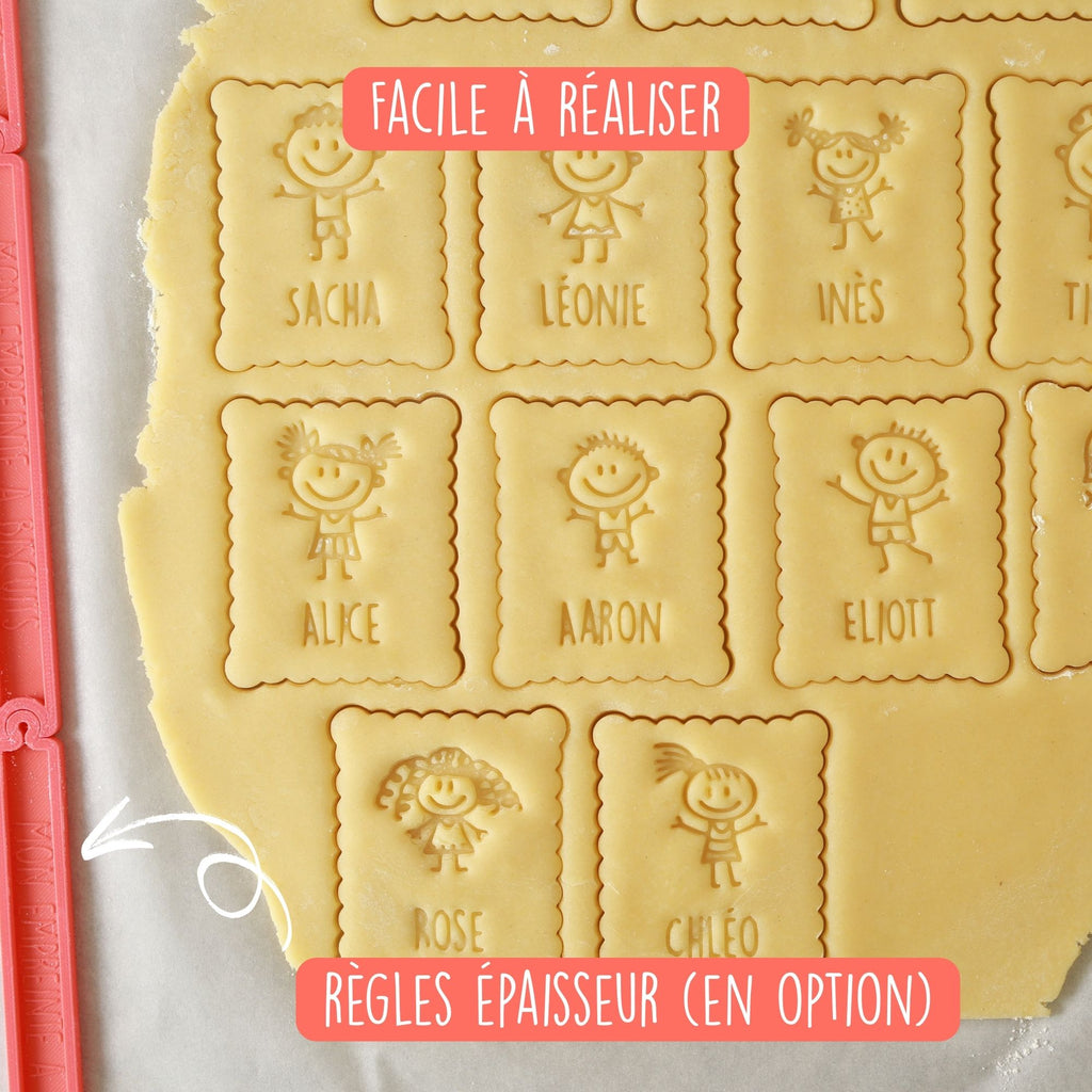 Emporte-pièce personnalisé petit personnage enfant