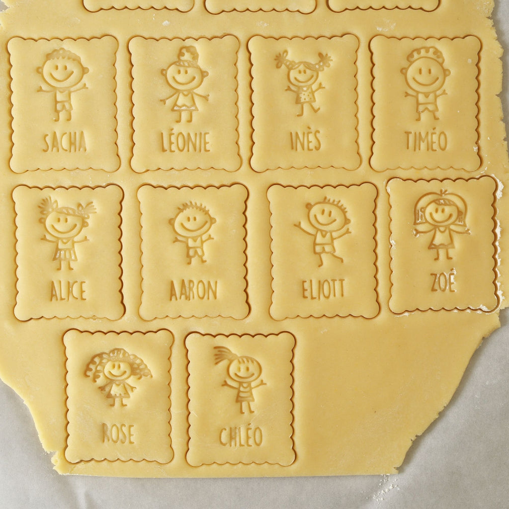 Emporte-pièce personnalisé petit personnage enfant