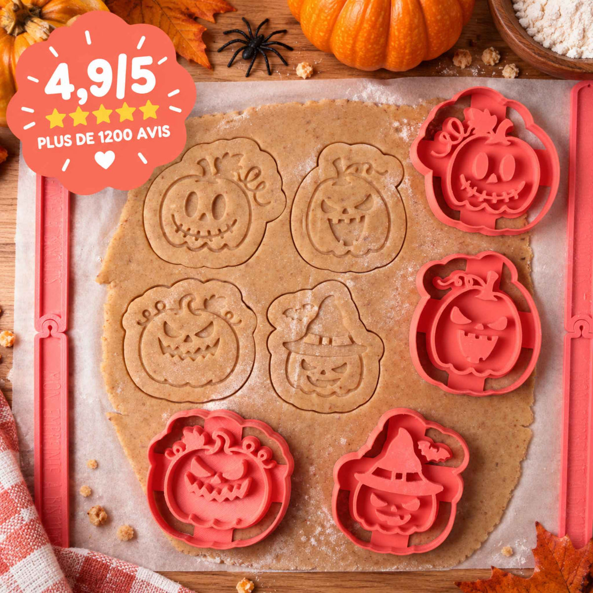 Biscuits citrouilles Halloween faits maison pour un goûter