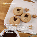 Biscuits personnalisés originaux à offrir en cadeau gourmand signé Mon Empreinte à Biscuits