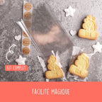 Sachets biscuits personnalisés - cadeau invité parfait