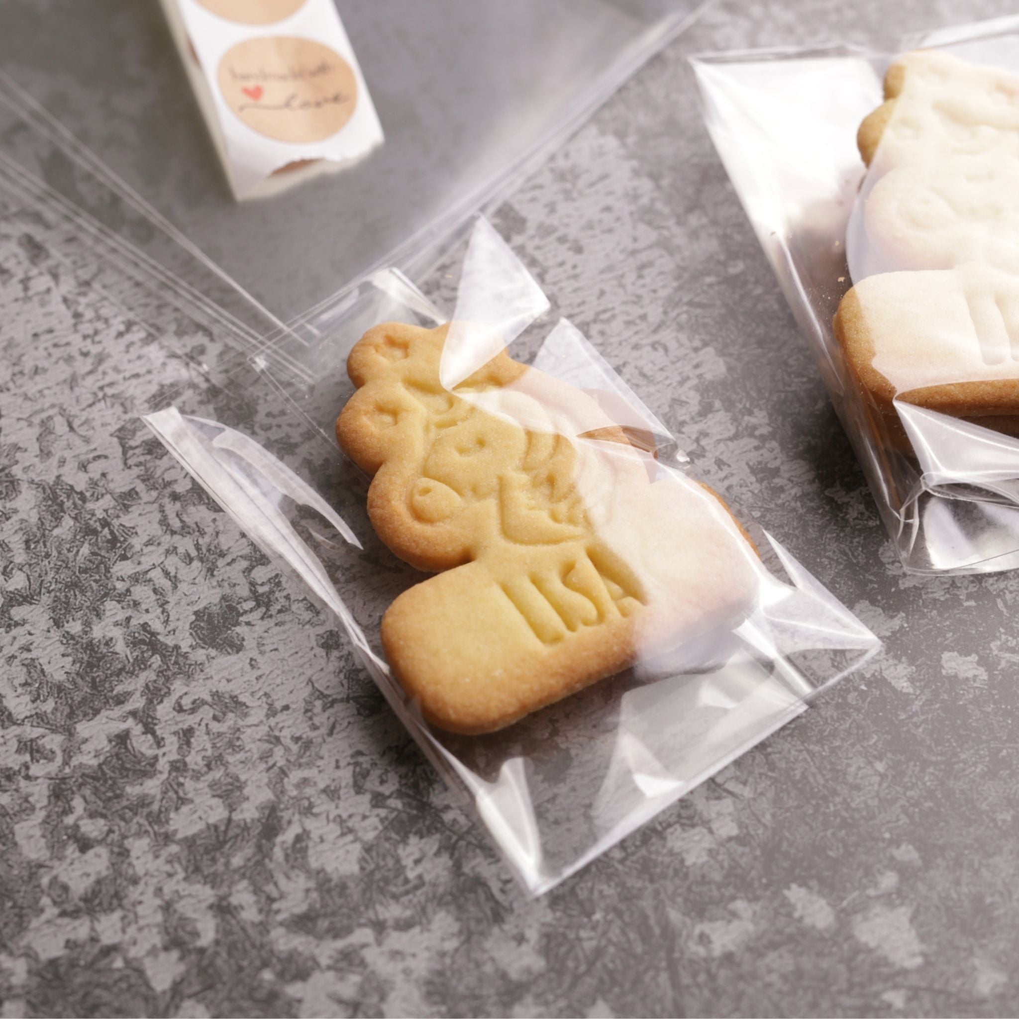 Sachet transparent biscuit fashion