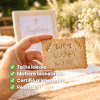 Kit emporte-pièce pour réaliser de jolis biscuits décorés pour un baptême signé Mon Empreinte à Biscuits