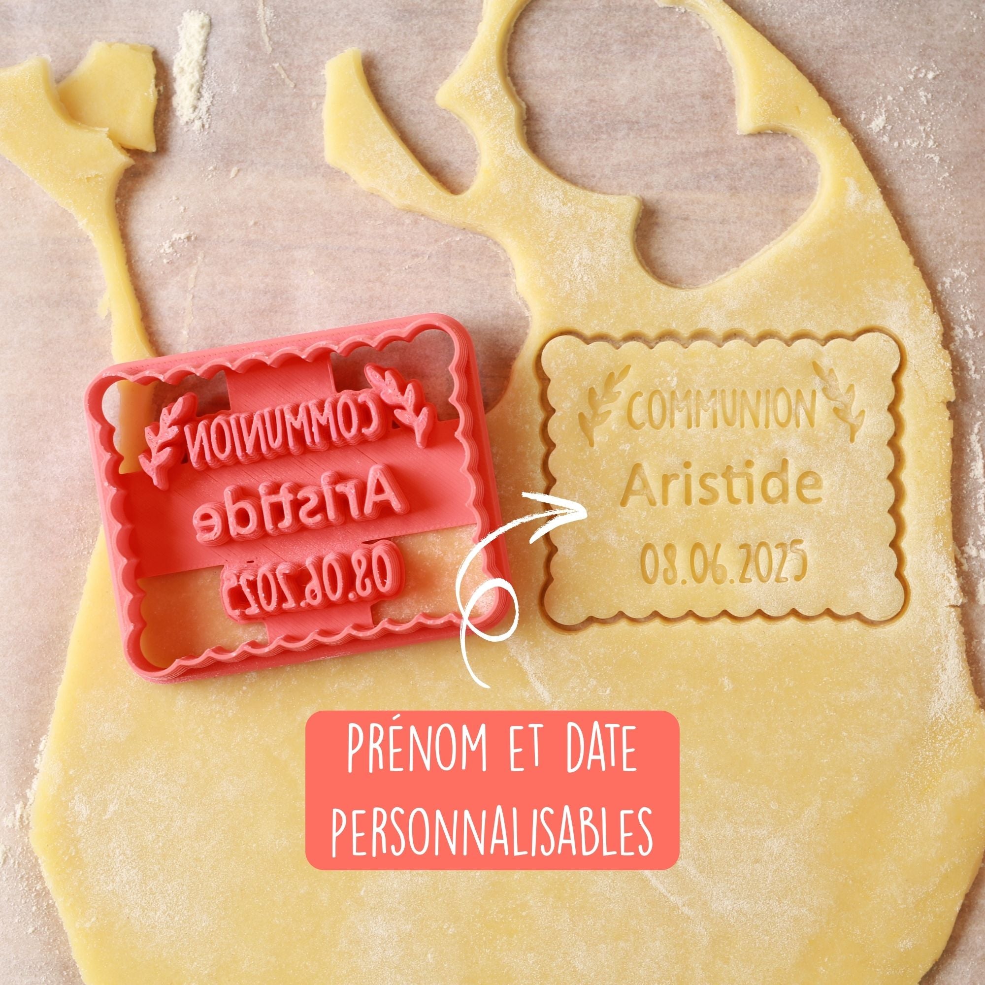 Emporte-pièce communion personnalisé