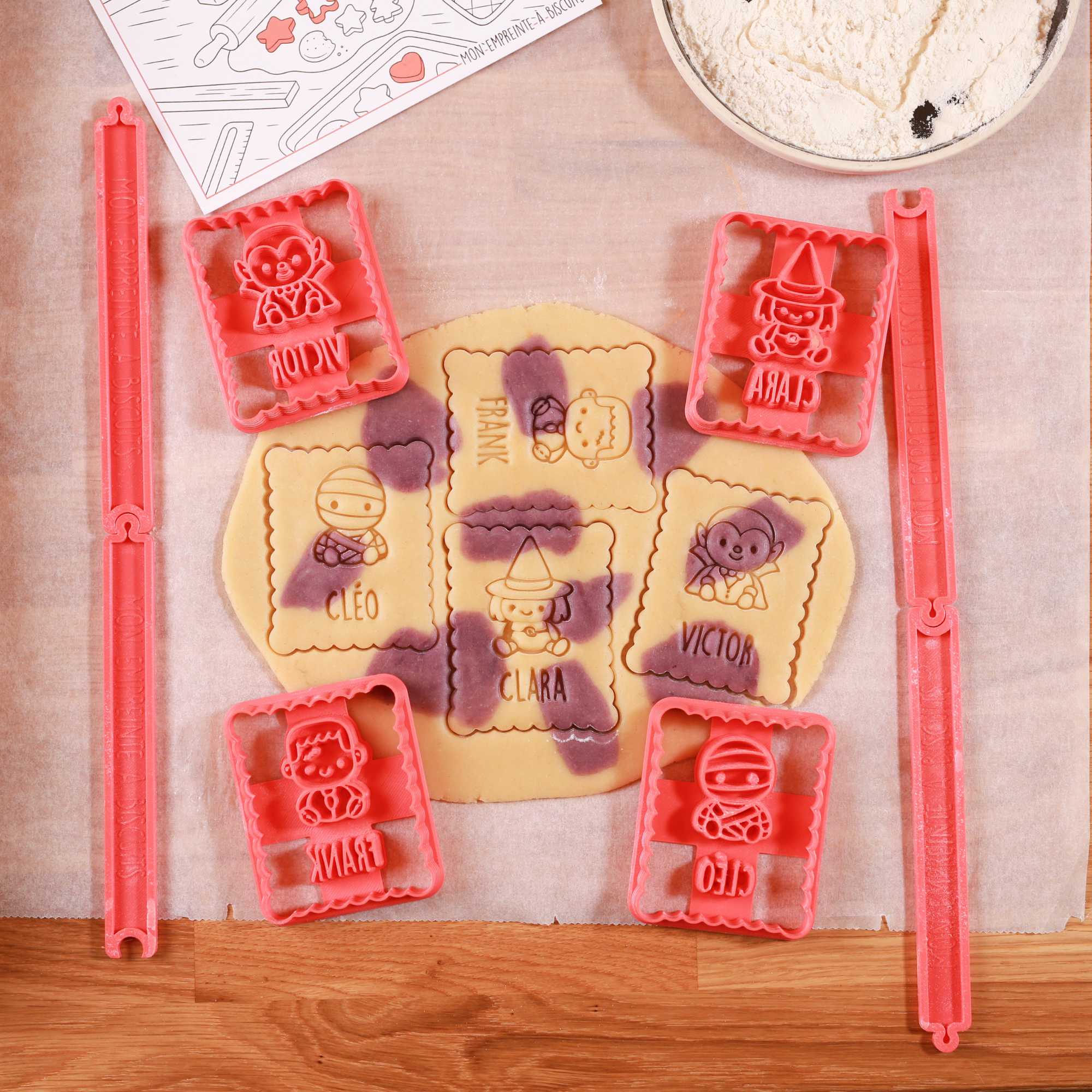 Emporte-pièce Halloween prénom personnalisé