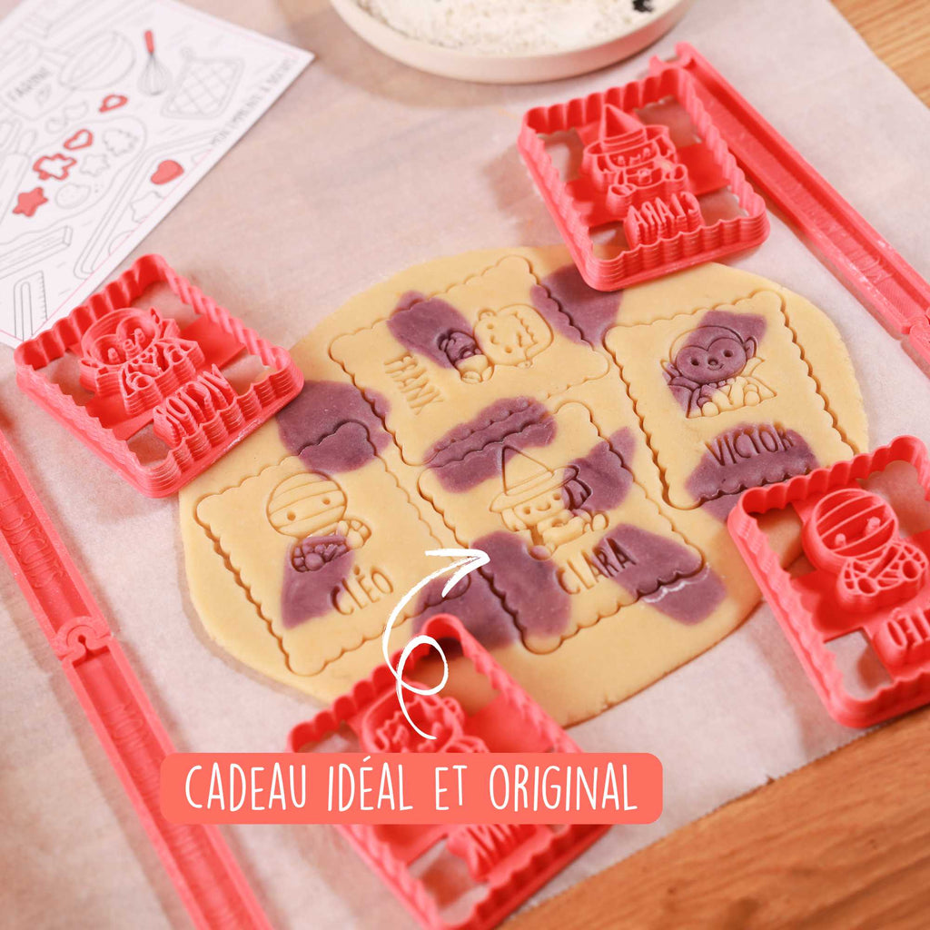 Emporte-pièce Halloween prénom personnalisé