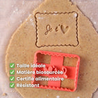 Emporte-pièce personnalisé pour réaliser des biscuits sablés uniques à votre image, une création originale