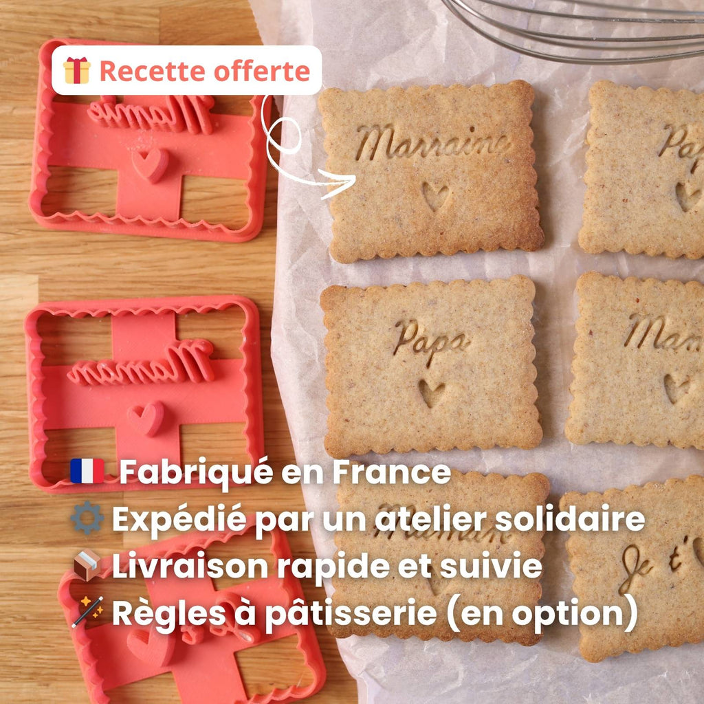 Réalisez de bons biscuits faits maison pour la Saint-Valentin avec l'emporte-pièce cœur