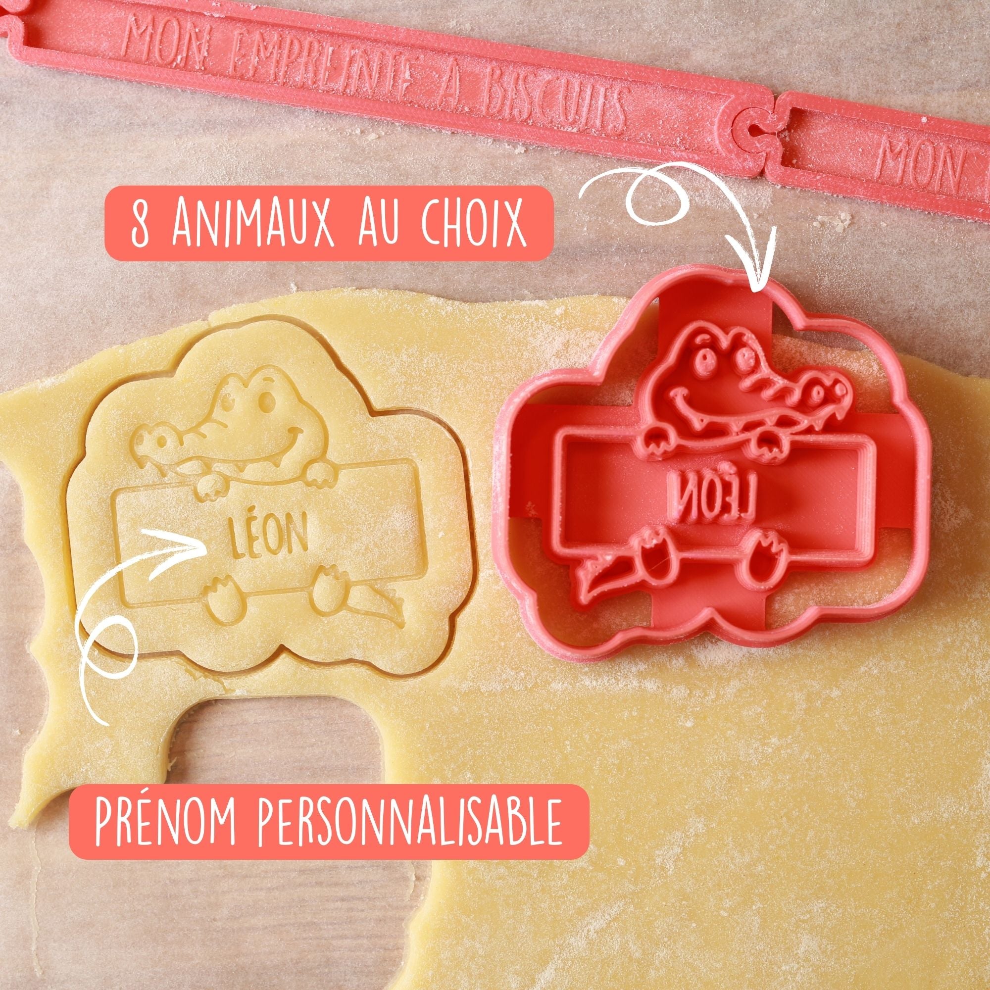 Emporte-pièce animaux de la savane personnalisé