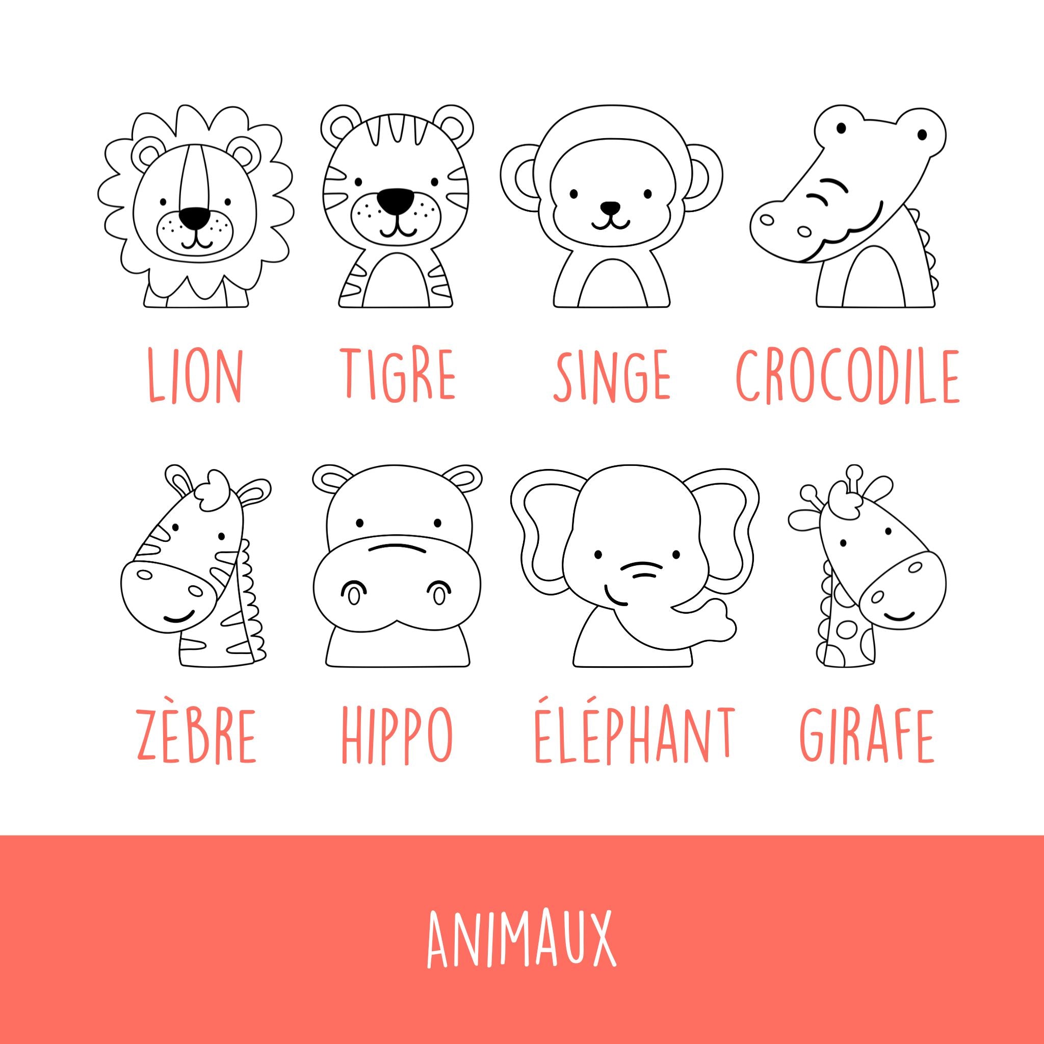 Animaux de la Jungle