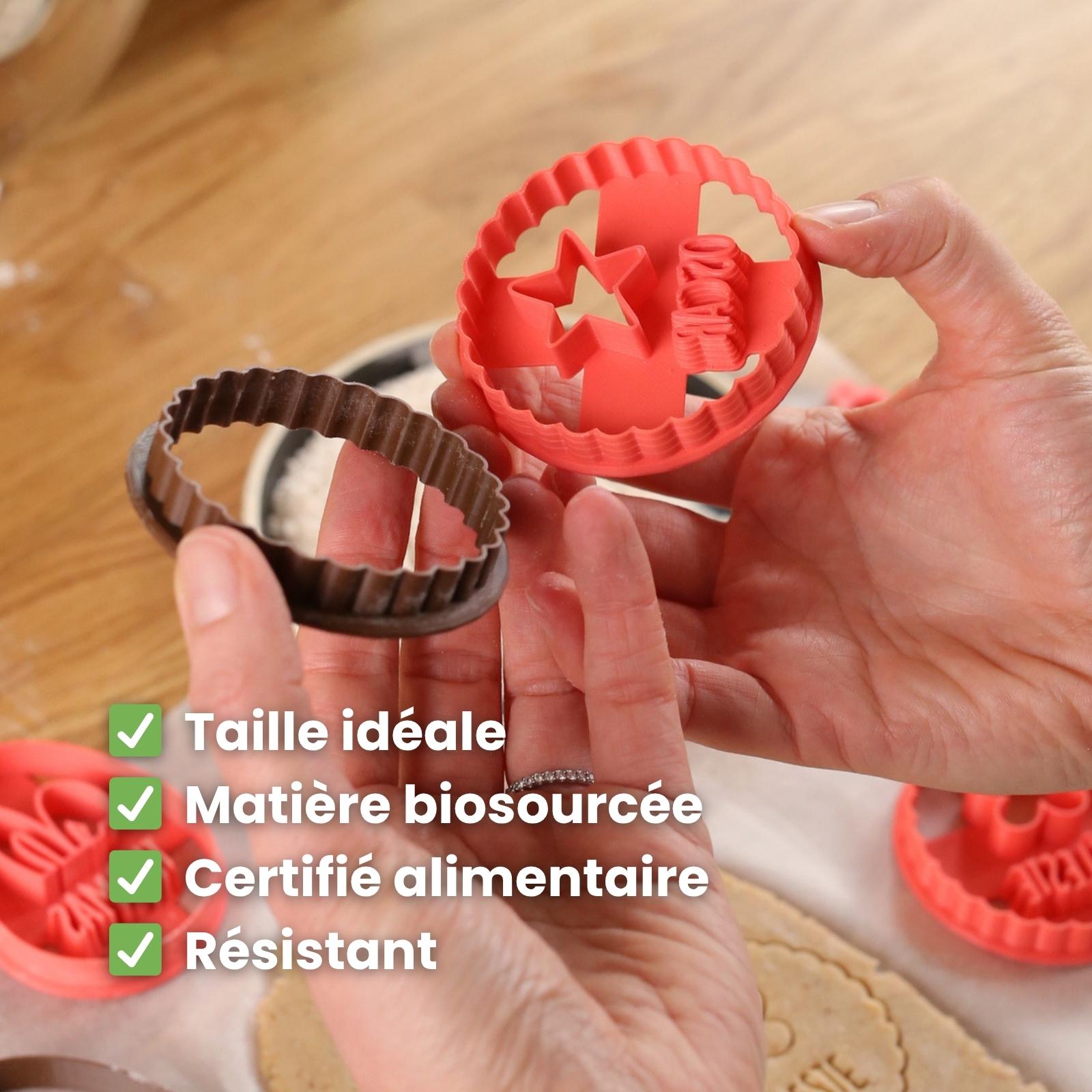 Emporte-pièce pour façonner des biscuits sablés à motif personnalisé, une création originale
