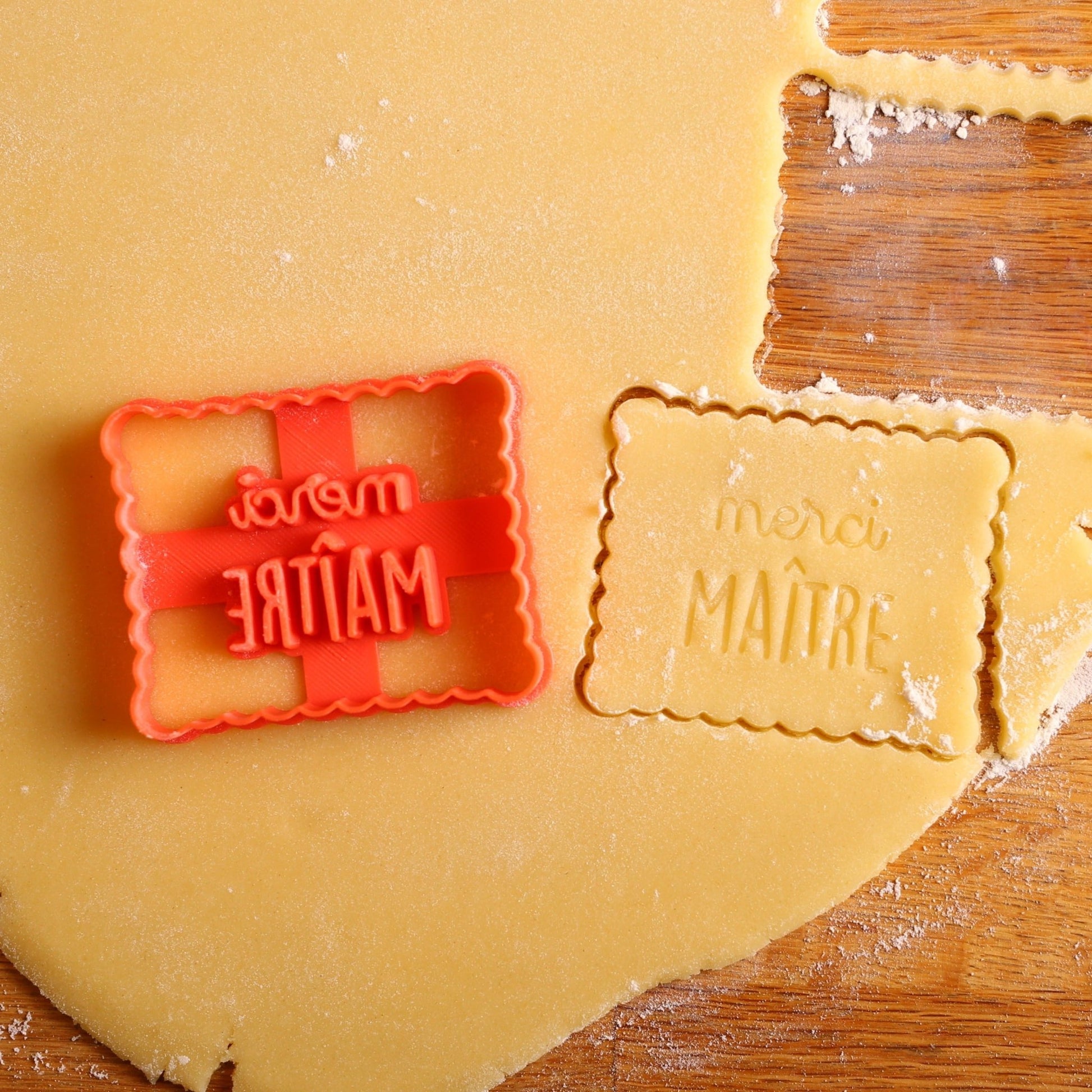 Emporte - pièces “Merci Maître” - Un cadeau de fin d’année pour les enseignants gourmands - Mon Empreinte à Biscuits