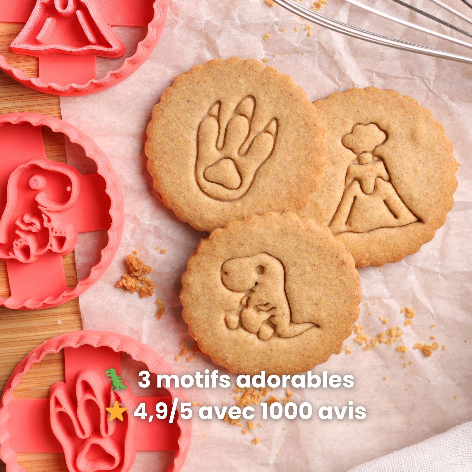 Kit Dinosaure - Tyrannosaure, Trace & Volcan 🦖