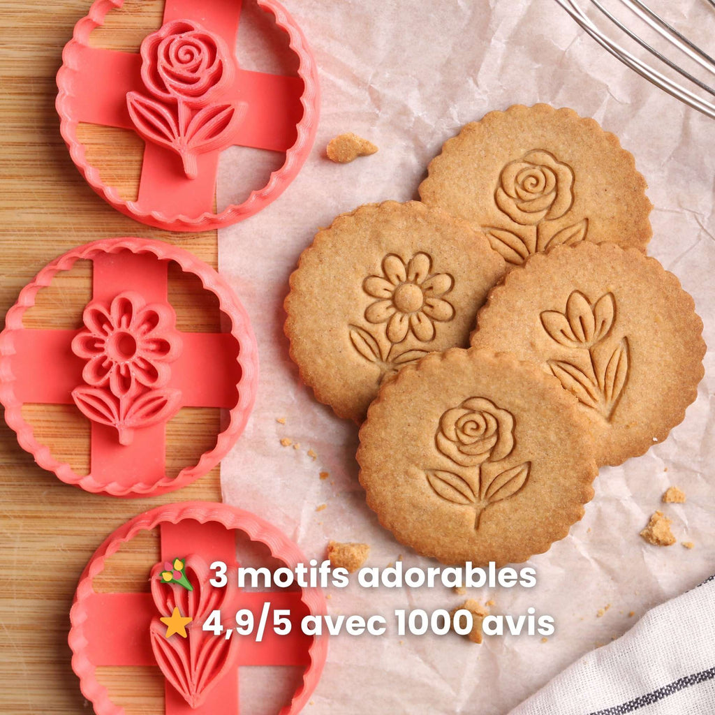 Kit Fleurs - Rose, Marguerite et Anémone