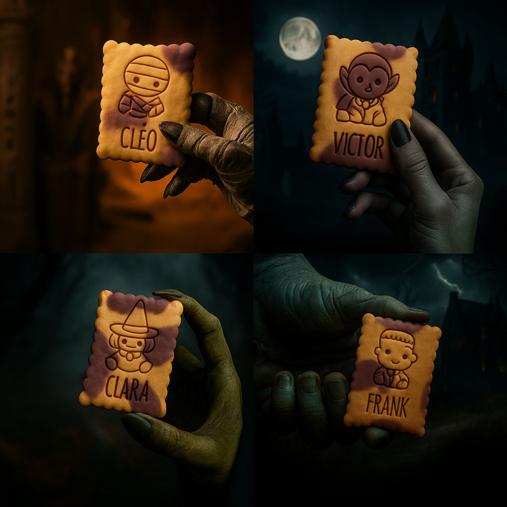 Emporte-pièce Halloween prénom personnalisé