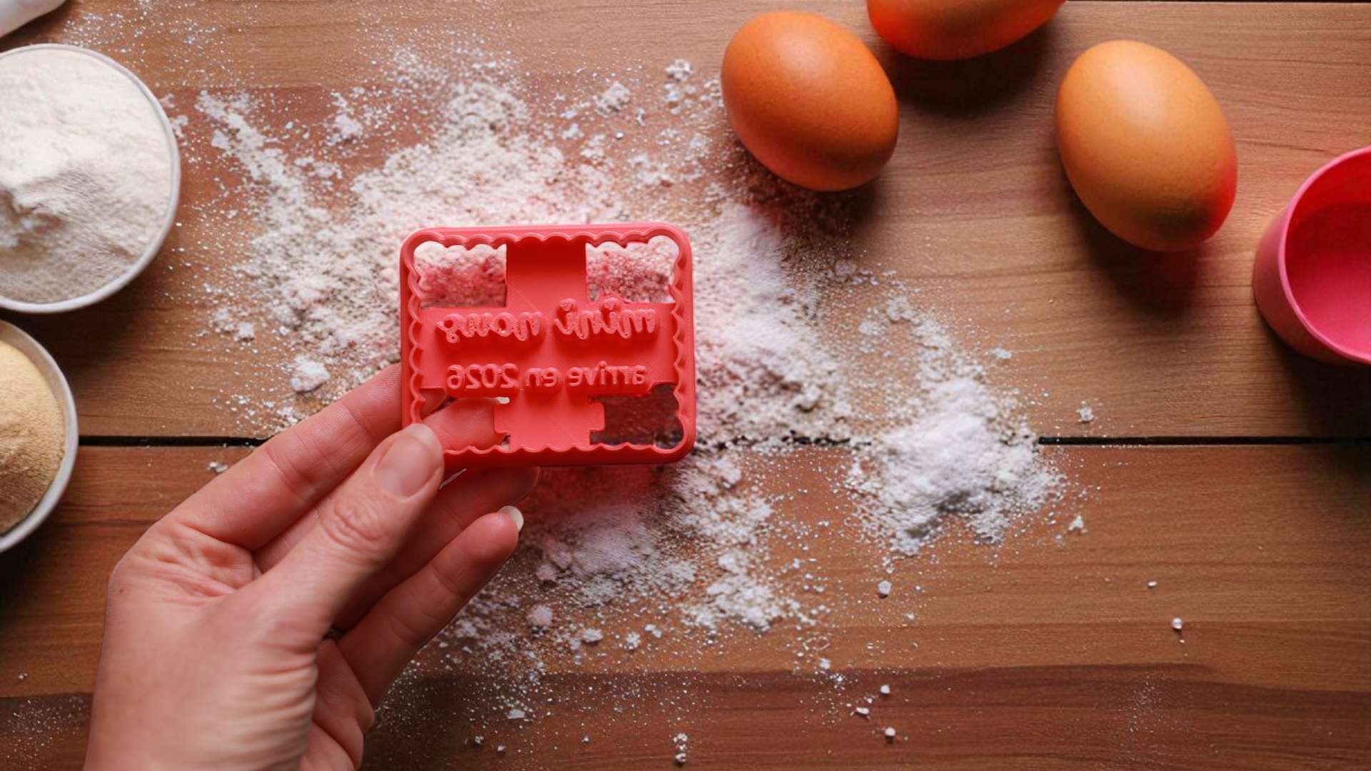 Inspiration biscuits décorés à reproduire avec les emporte-pièces Mon Empreinte à Biscuits, présentés en gros plan, à découvrir sur la