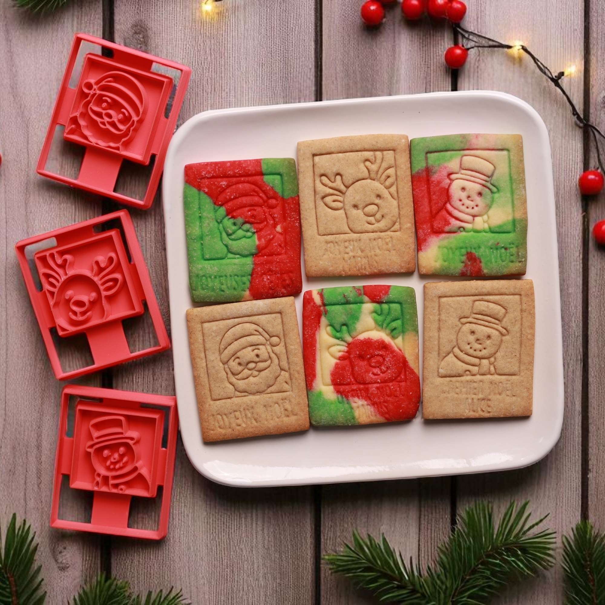 Emporte-pièce Polaroid Noël