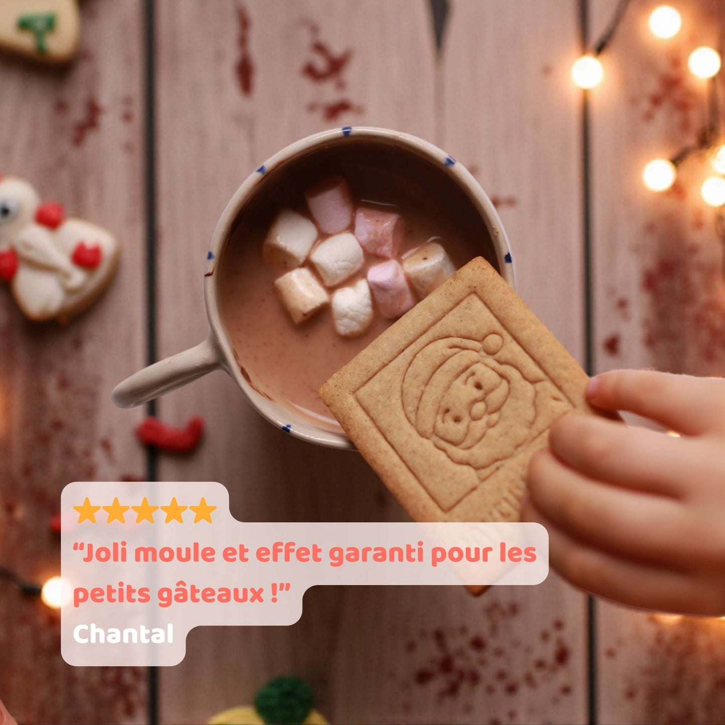 Emporte-pièce Polaroid Noël