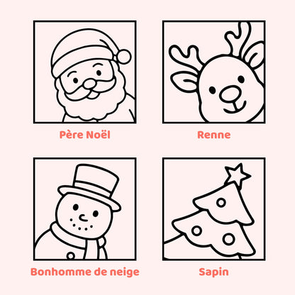 Emporte-pièce Polaroid Noël