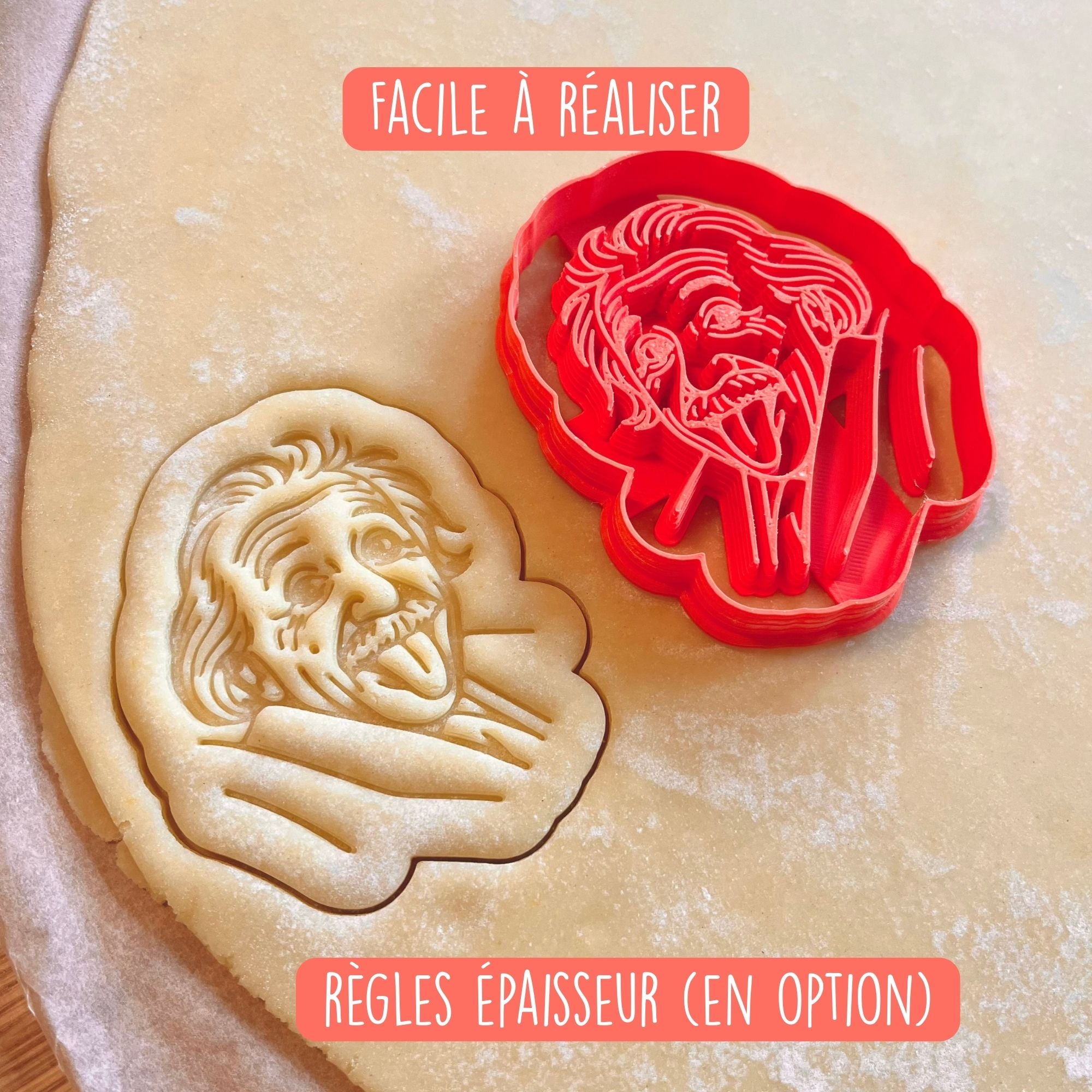 Emporte-pièce visage personnalisé avec photo