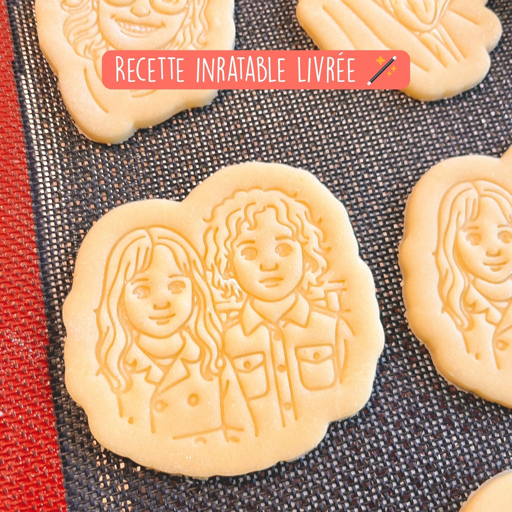 Emporte-pièce visage personnalisé avec photo