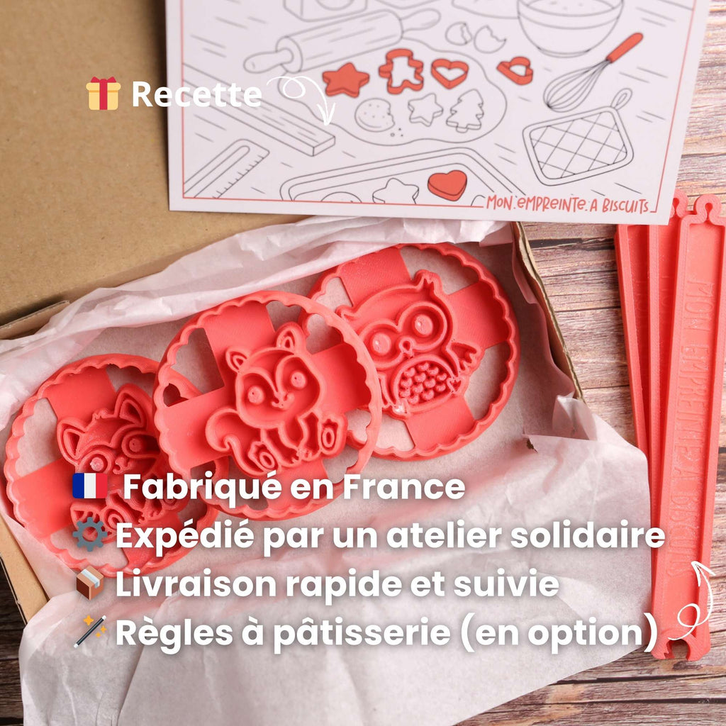 Kit Animaux de la Forêt – Ecureuil, Hibou & Raton Laveur 🦉