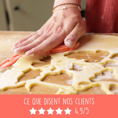 Le Secret des Sablés Parfaits : Les Règles d'Épaisseur (lot de 4)